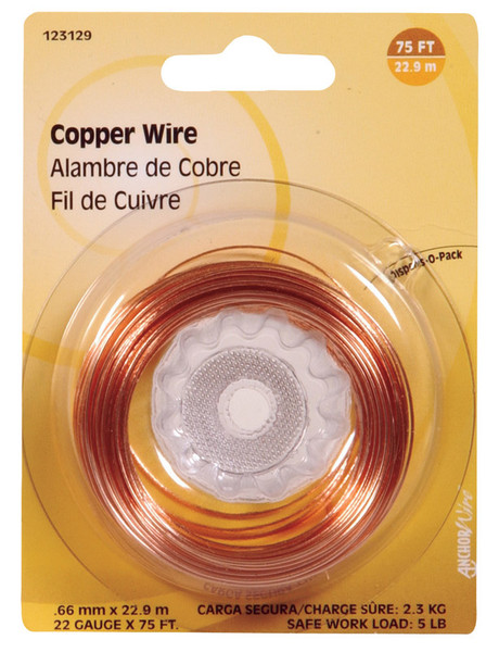 WIRE COPPER 22GA 75'