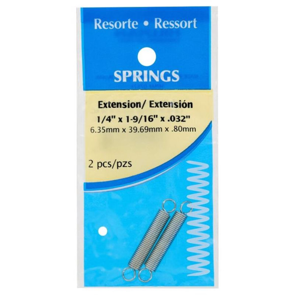 SPRNG EXTNSN 1.4" SS 2PK
