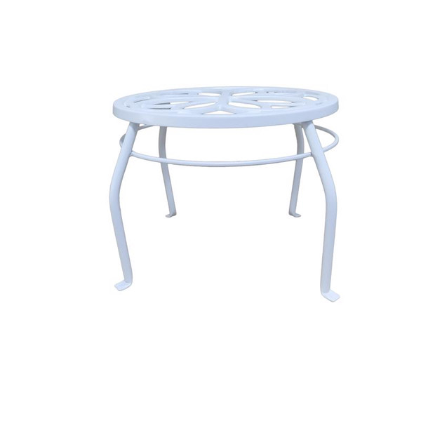 PLANT STAND WHITE 9"
