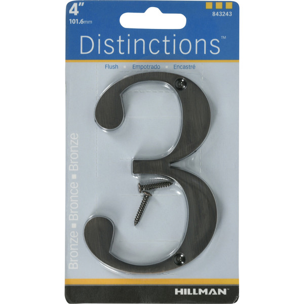 4" BRZ DSNCT #3 SCRW 1PC