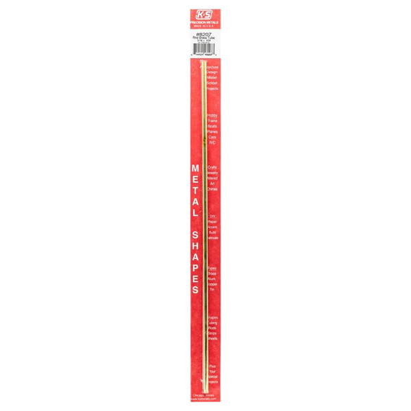 BRAS TUBE ROUND 12X3/16"