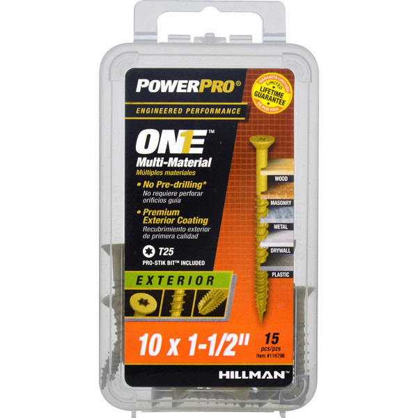MULTISCREW #10X1.5" 15PK