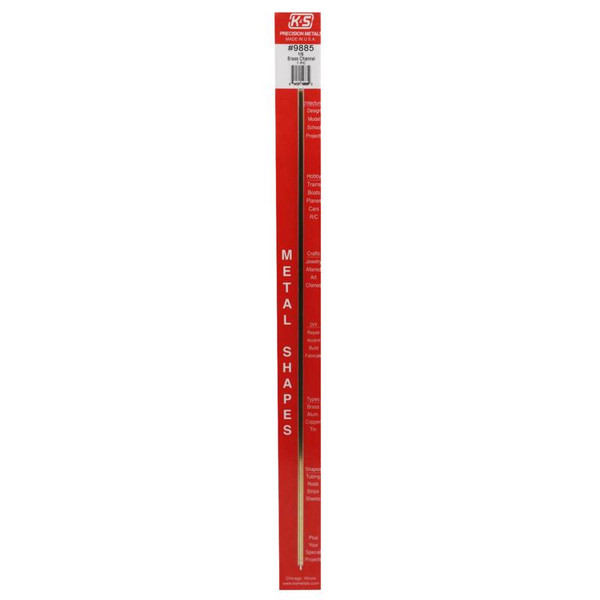 BRS TUBE SQR 1/8X1/8X12"