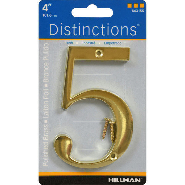 4" GLD DSNCT #5 SCRW 1PC