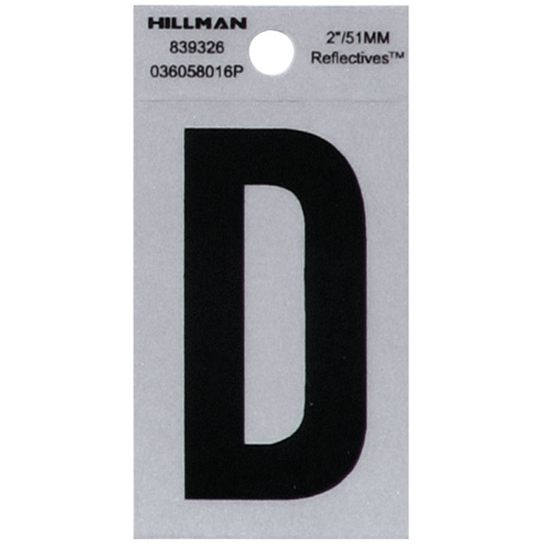 2" BLK/SLV D ADHV 1PC