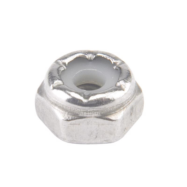 NUT LOCK SS #6-32 BX100