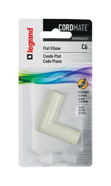 ELBOW FLAT CORDMTE PLST