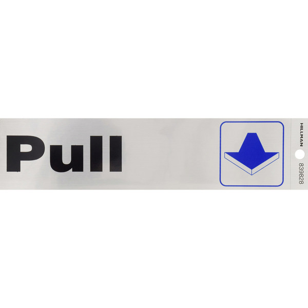 PULL DECAL SLV 2"X8"