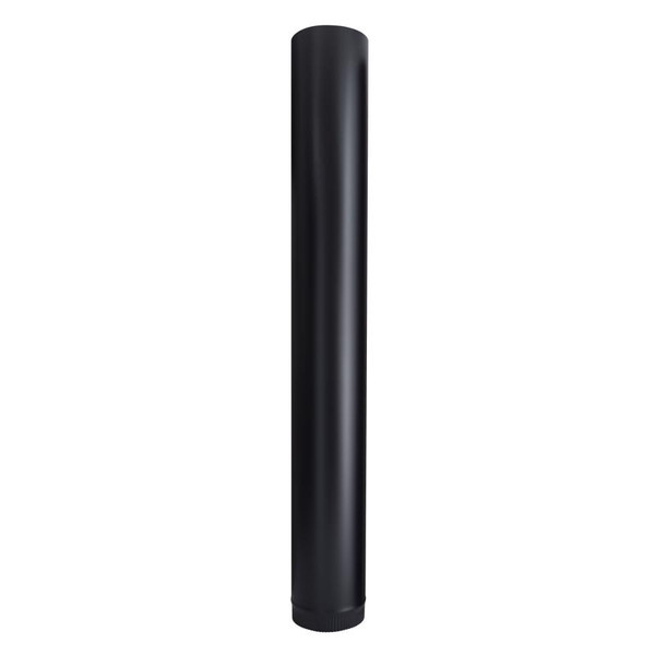 STOVEPIPE BLK STL 6"X48"