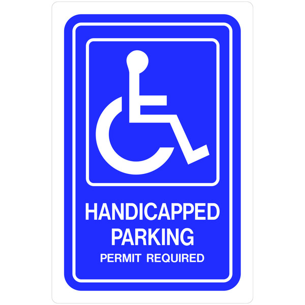 SIGN HNDICAP PARK 18X12"