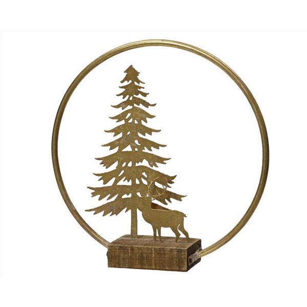 CMAS TREE W/DEER TBLETP