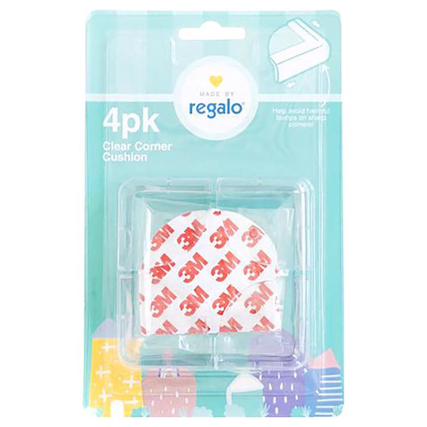 CORNER CUSHIONS RUBR CLR