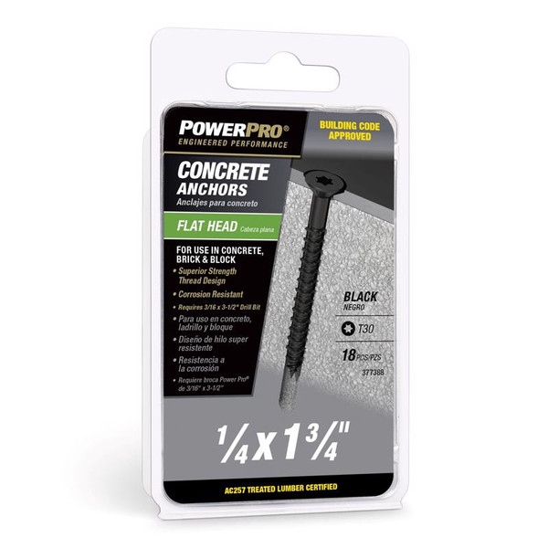 CONCRETE SCRW ANCHR 18PK