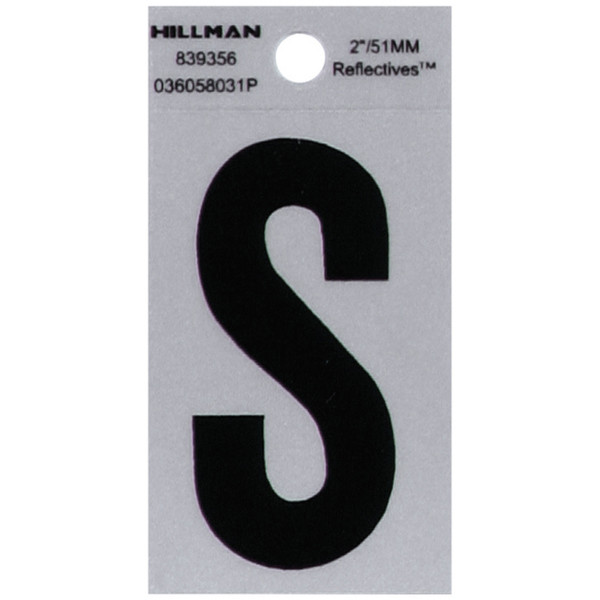 2" BLK/SLV S ADHV 1PC