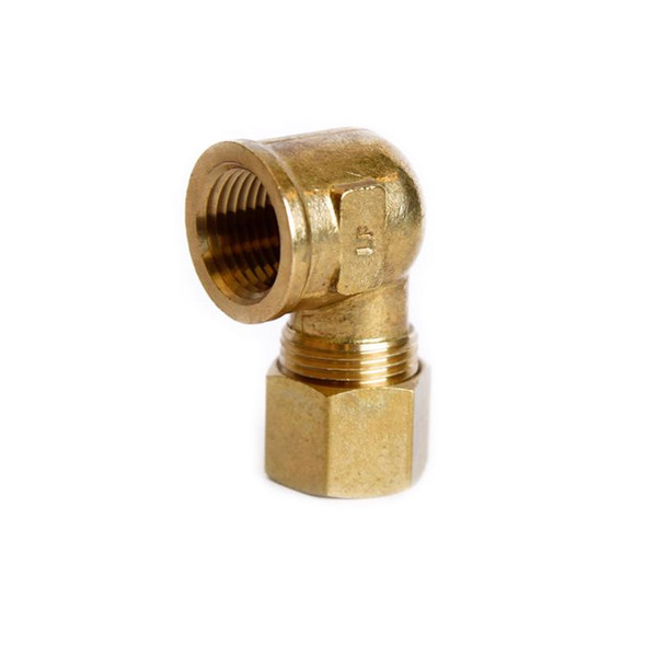 90 ELBW CMPRN 1/2"X3/8" ATC 1/2 in. Compression X 3/8 in. D FPT Brass 90 Degree Elbow