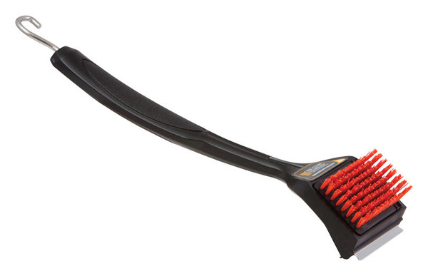 GRILL BRSH RD/BLK 17.5"