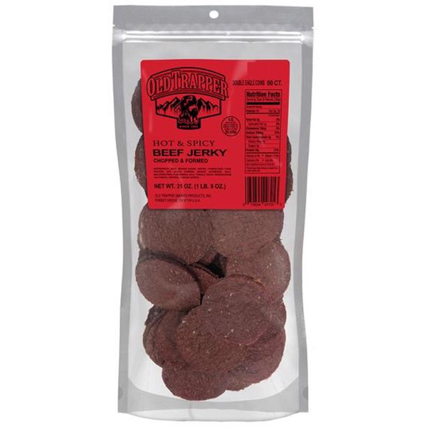 BEEF JERKY HOT&SPCY 21OZ