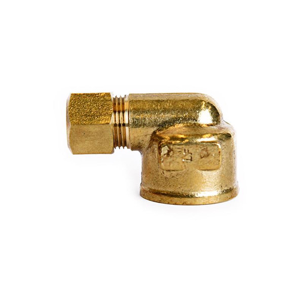 90 ELBW CMPRN 3/8"X1/2" ATC 3/8 in. Compression X 1/2 in. D FPT Brass 90 Degree Elbow