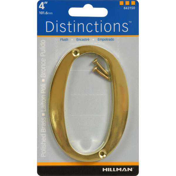 4" GLD DSNCT #0 SCRW 1PC