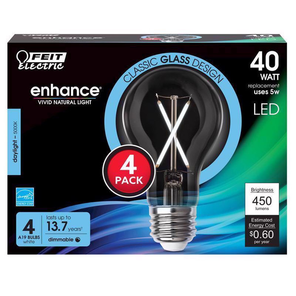 FLMNT LED BULB DYLHT 4PK