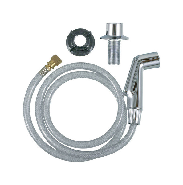 FAUCET SPRAY W/HOSE CHRM