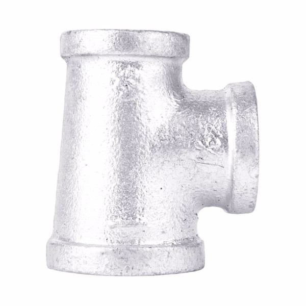 REDUCING TEE GLVNZD 3/4"