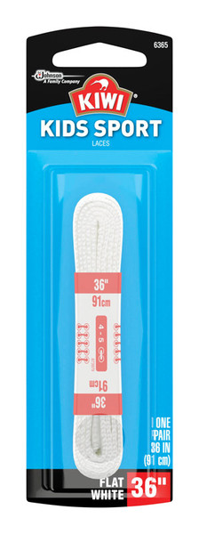 SHOE LACES SPORT WHT 36"