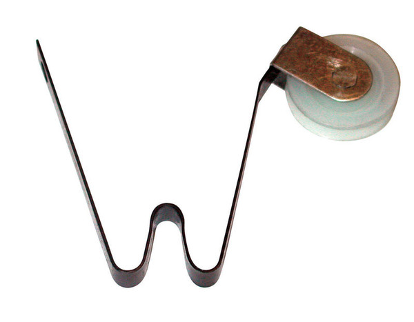 SCREEN DOOR ROLLER "W" Barton Kramer 1 in. D Nylon/Steel Roller Assembly 2 pk