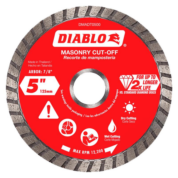 MASONRY CUT-OFF DISC 5"