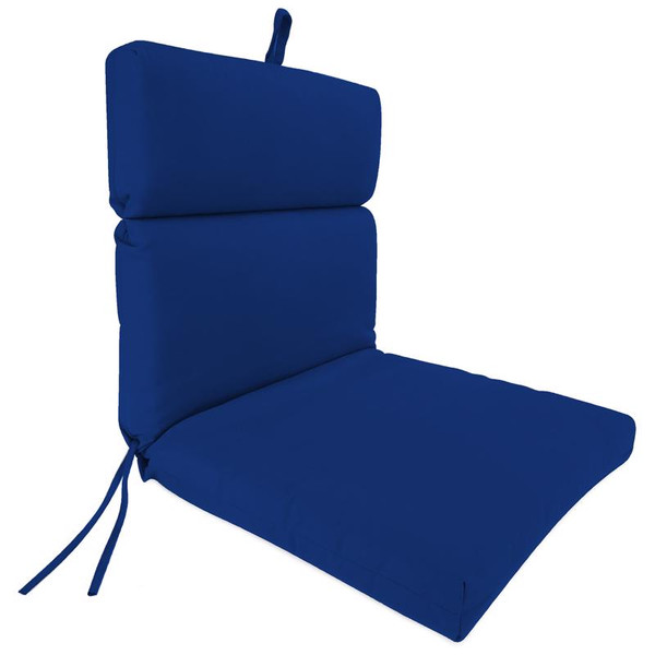 CHAIR CUSH BLU 22X44"