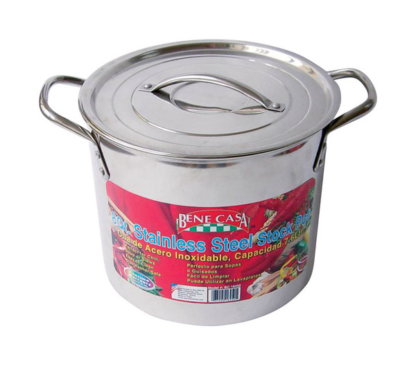 STOCK POT SS 8 QT