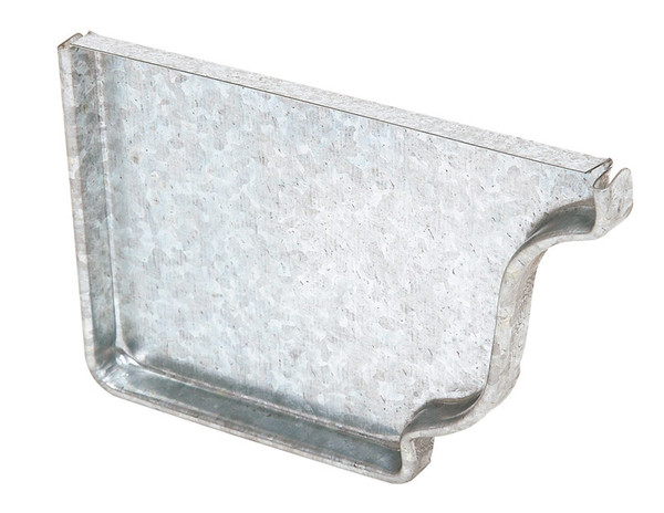 GUTTER K L ENDCAP 5"GALV