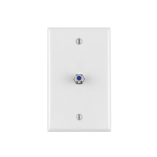 VIDEO WALL JACK WHT 4.5"