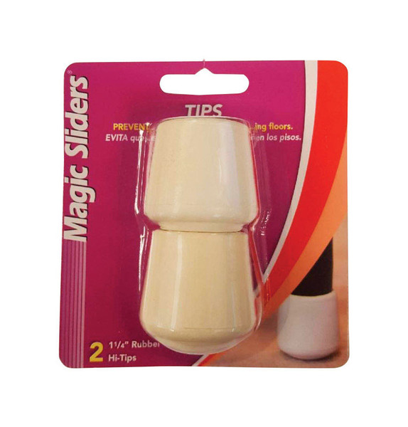 LG TP RBR WHT 1-1/4" 4PK