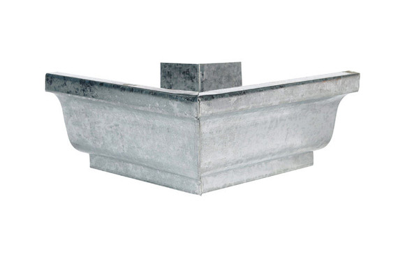 GUTTER K OUT MITR 5"GALV