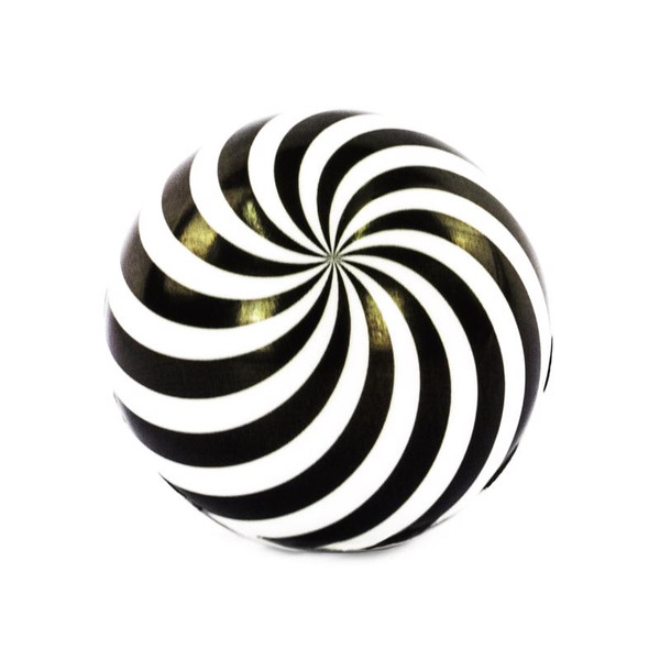 ILLUSION BALL BLK/WHT 4"