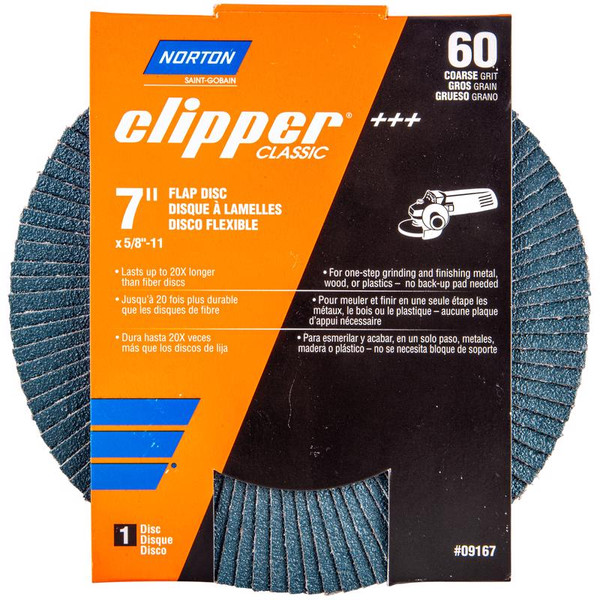 FLAP DISC 60GRIT 7"