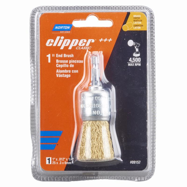 END BRUSH WIRE COARSE 1"