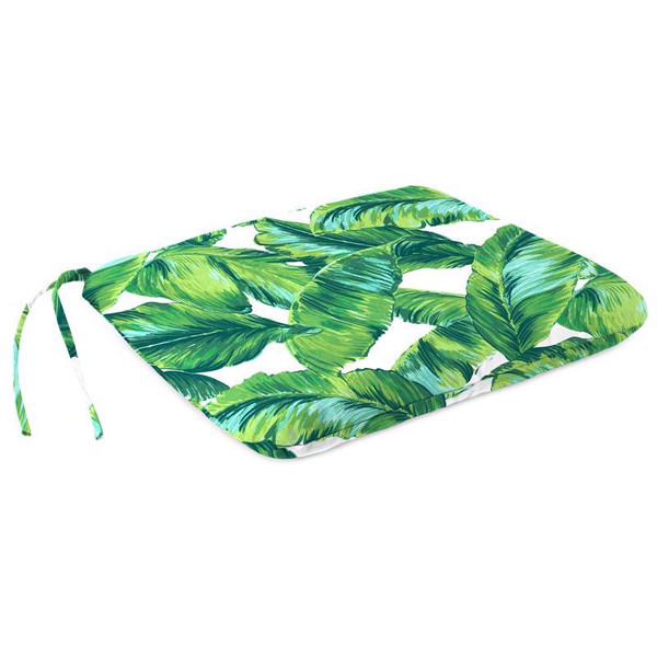 SEAT PAD GRN/WHTE 17"