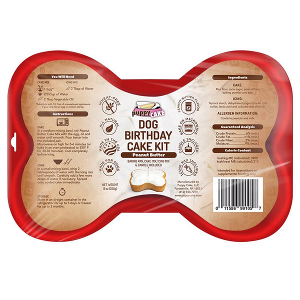 CAKE KIT PNUT BUTTER 9OZ