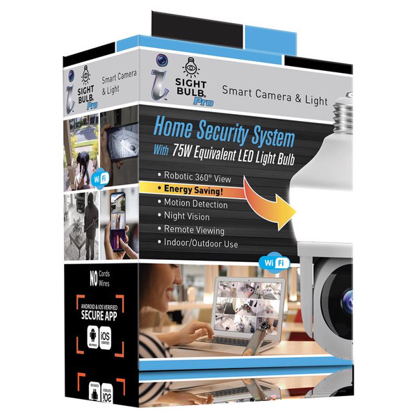 SCRTY CMR PLGIN WHT 6.5"