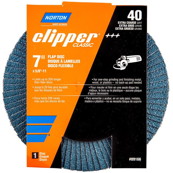FLAP DISC 40GRIT 7"
