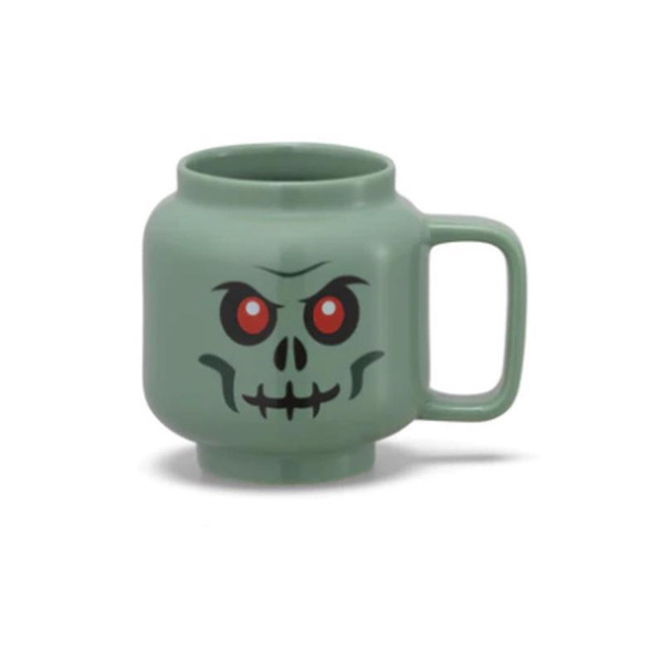 MUG SKLTN CRMC GRN 8.6OZ