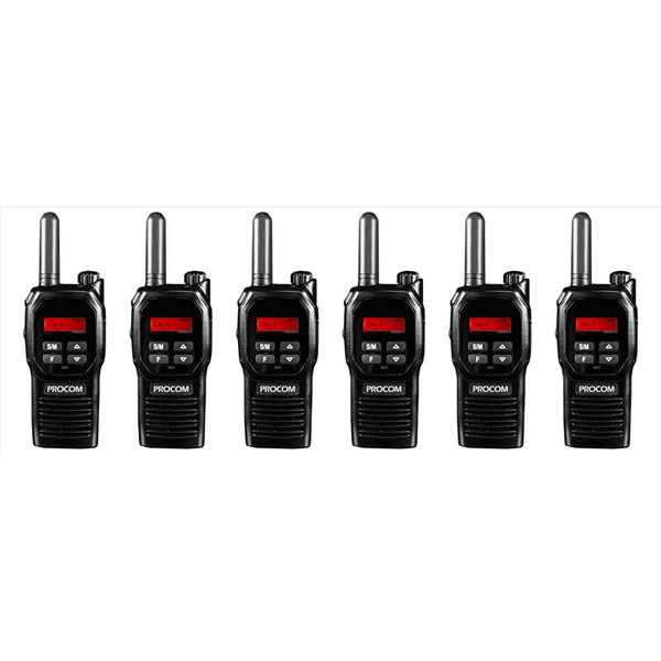 2-WAY RADIO 275000 SQFT 6PC