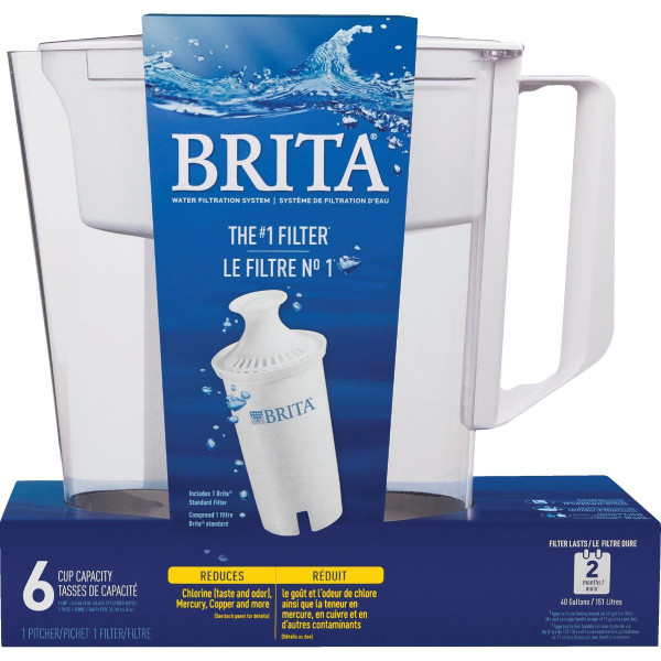 BRITA SOHO PITCHER WHITE