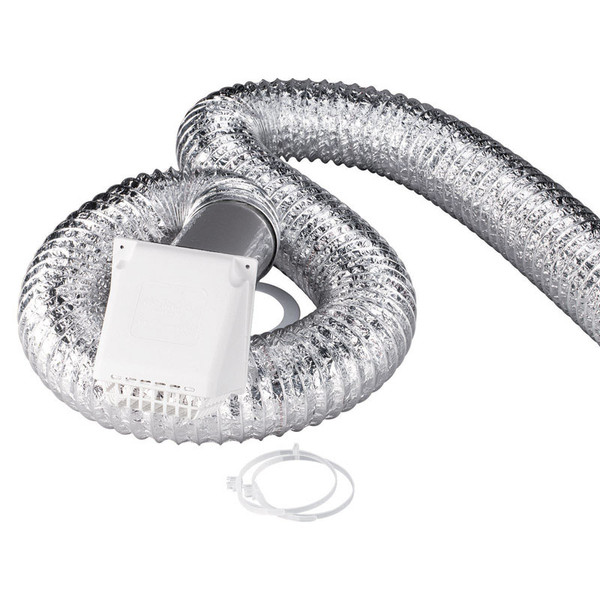DRYER VENT KIT WHT 8