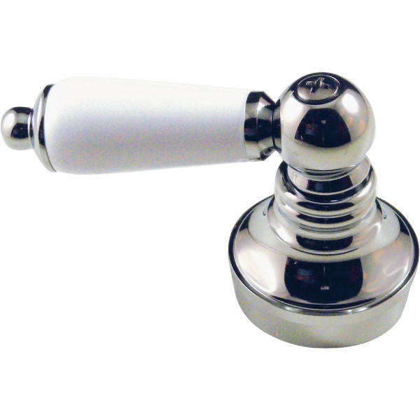 LEVER HANDLE CHROME WH