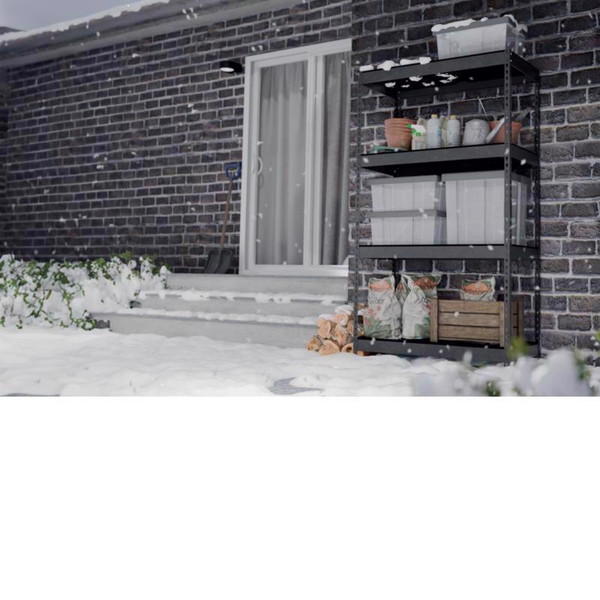 SHLVNG UNT STL GRY 71"