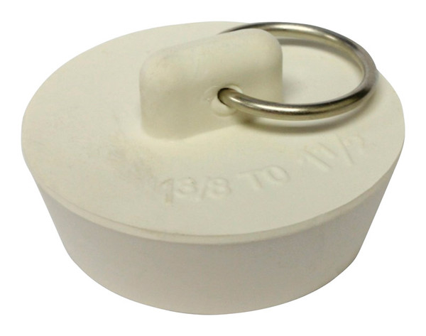 DRAIN STOPPER 1-1/2 WHT