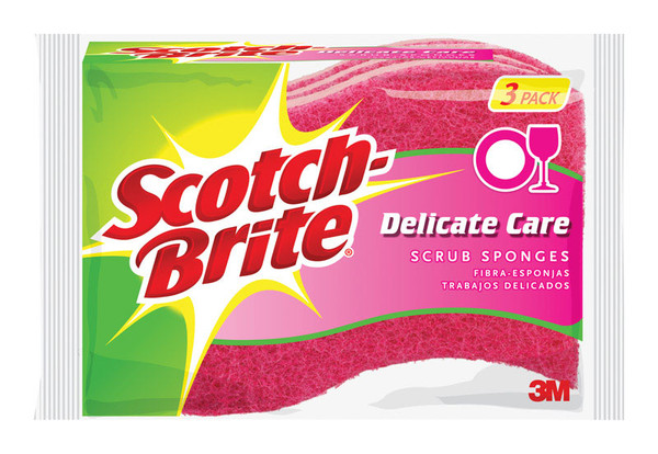 SPONGE SCRUB DELICATE3PK